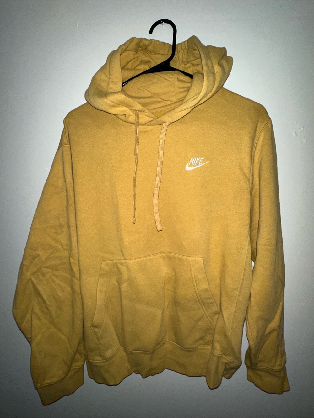 Nike Men’s Mustard Yellow Hoodie